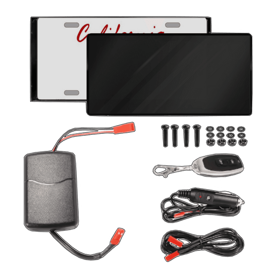 Blink Disappearing License Plate Frame - Single Plate Kit (USA/Canada) - Infamous Legends