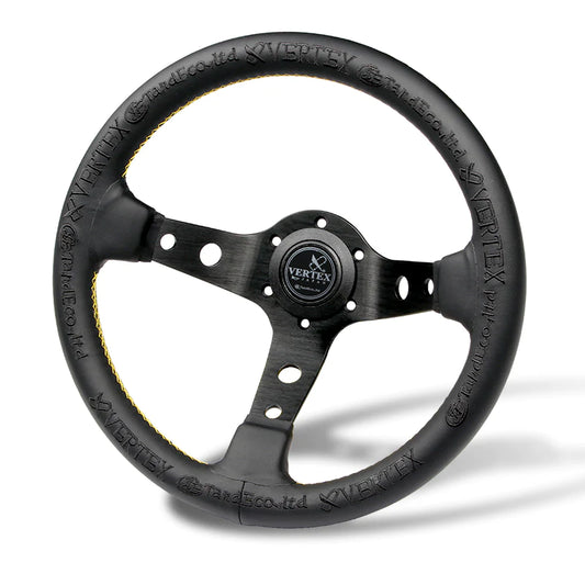 Vertex King of Vertex Black Steering Wheel